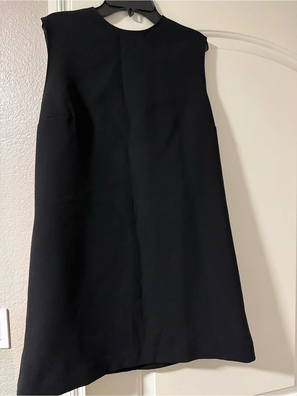 Zara Black Sleeveless Mini Shift Dress - Picture 8 of 14